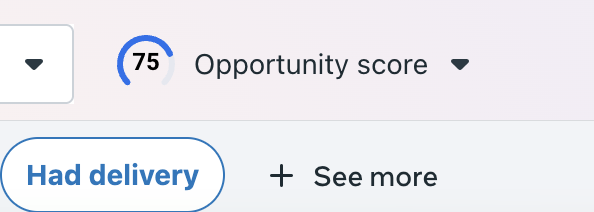 Chance score